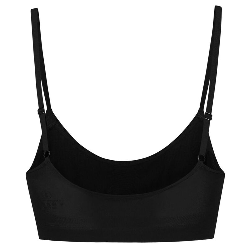 BYE-BRA - MEDIUM CONTROL REGGISENO SENZA CUCITURE NERO MISURARE S