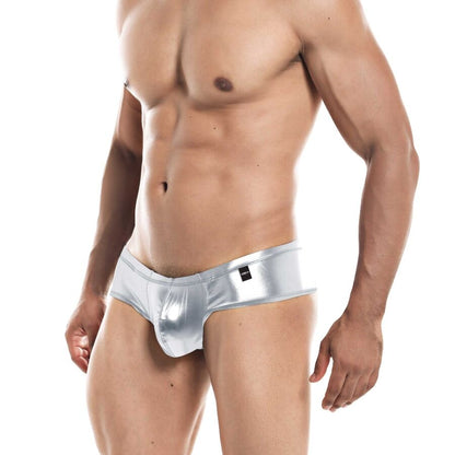 CUT4MEN - SLIP UOMO CHEEKY BRIEF SILVER L