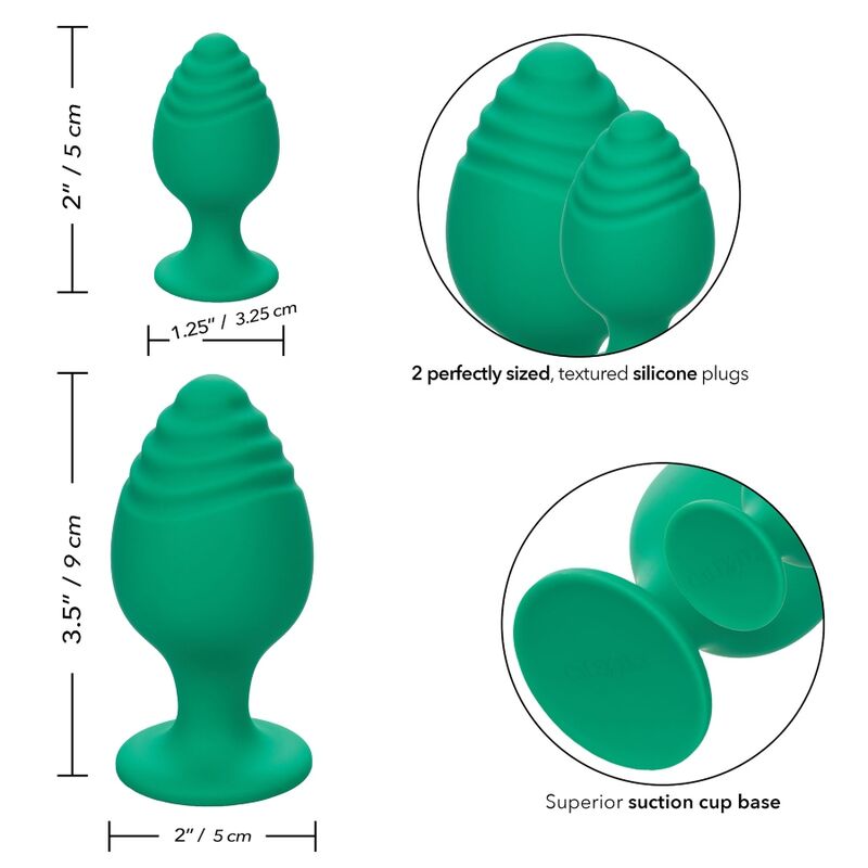 CALEXOTICS - BUTTPLUG CHEEKY VERDE