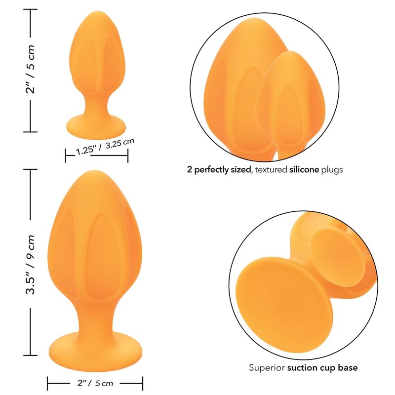 CALEXOTICS - BUTTPLUG CHEEKY ARANCIONE