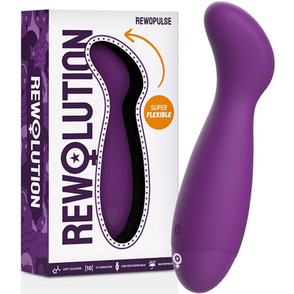 REWOLUTION - REWOPULSE VIBRATORE FLESSIBILE STIMOLATORE DEL PUNTO G