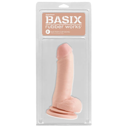 BASIX -DILDO  NATURAL ASPIRAZIONE GELATINA PENE 18 CM