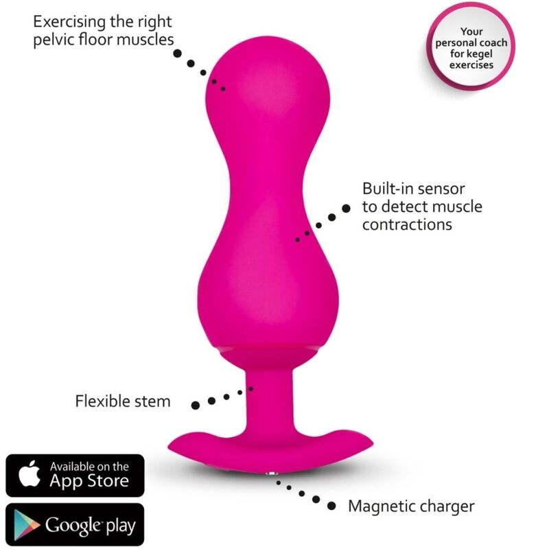 G-VIBE - MASSAGGIATORE GBALLS 3 - SFERE KEGEL CON APP