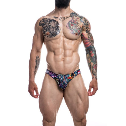 CUT4MEN - SLIP UOMO LOW RISE BRIEF TATTOO L