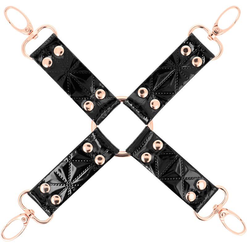 BEGME - BLACK EDITION HOG TIE IN PELLE VEGAN FETISH