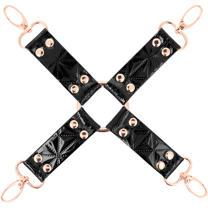 BEGME - BLACK EDITION HOG TIE IN PELLE VEGAN FETISH