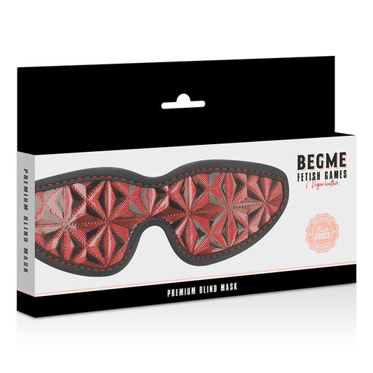 BEGME - MASCHERA CIECA PREMIUM RED EDITION CON FODERA IN NEOPRENE