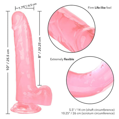 CALEXOTICS - DILDO REGINA TAGLIA ROSA 20.3 CM