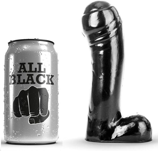 ALL BLACK - DILDO NERO 15 CM