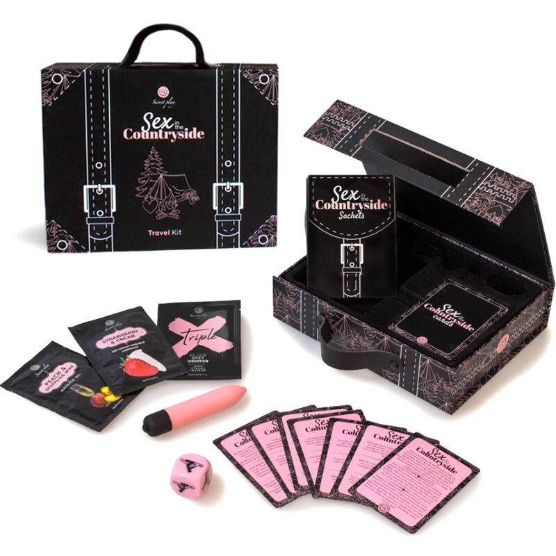 SECRETPLAY - KIT DA VIAGGIO SESSO IN CAMPAGNA (ES/EN/DE/FR/NL/PT)