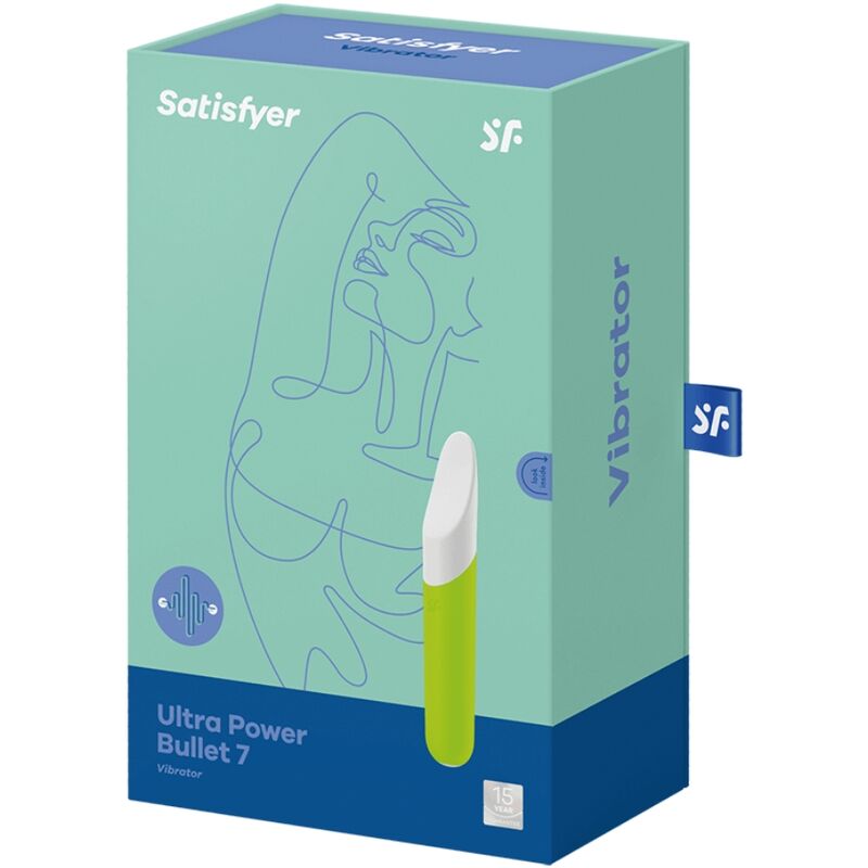 SATISFYER - STIMOLATORE ULTRA POWER BULLET 7 VERDE