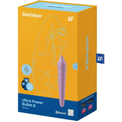 SATISFYER - STIMOLATORE ULTRA POWER BULLET 8 LILLA