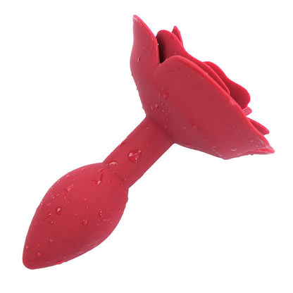 OHMAMA FETISH - PLUG ANALE IN SILICONE ROSA ROSSO