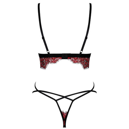 OBSESSIVE - REGGISENO E MUTANDINA RESSIA SET DUE PEZZI L/XL