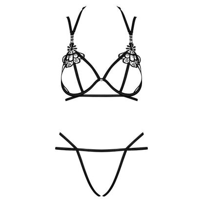 OBSESSIVE - REGGISENO E MUTANDINA SET BATWOSA DUE PEZZI S/M