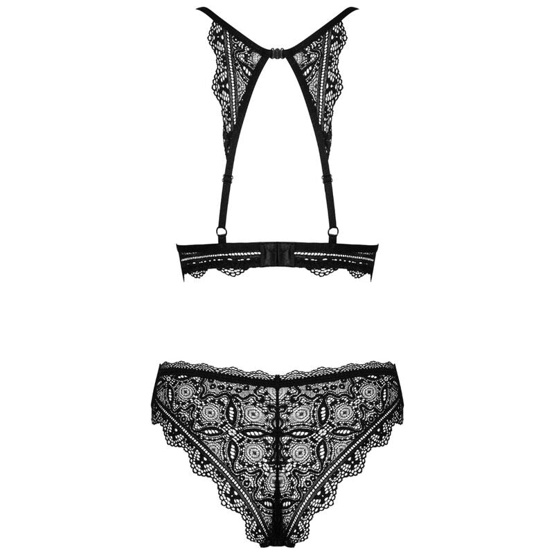 OBSESSIVE - REGGISENO E MUTANDINA RENELIA SET DUE PEZZI L/XL