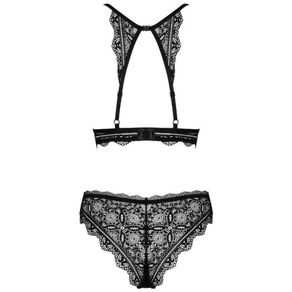 OBSESSIVE - REGGISENO E MUTANDINA RENELIA SET DUE PEZZI L/XL