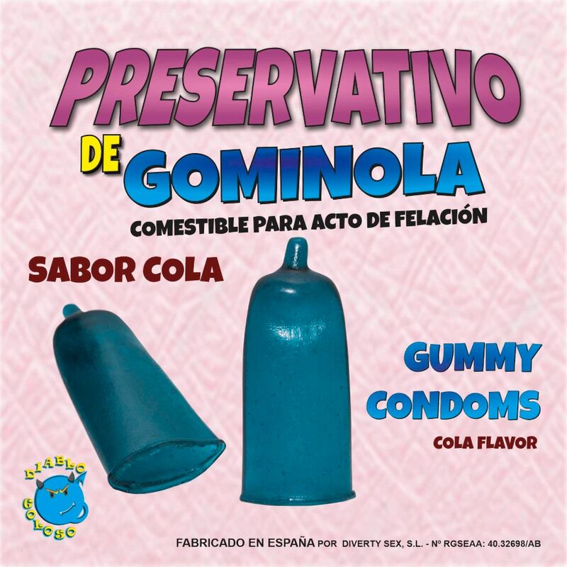 DIABLO PICANTE - PRESERVATIVO GOMMOSO ALLA COLA