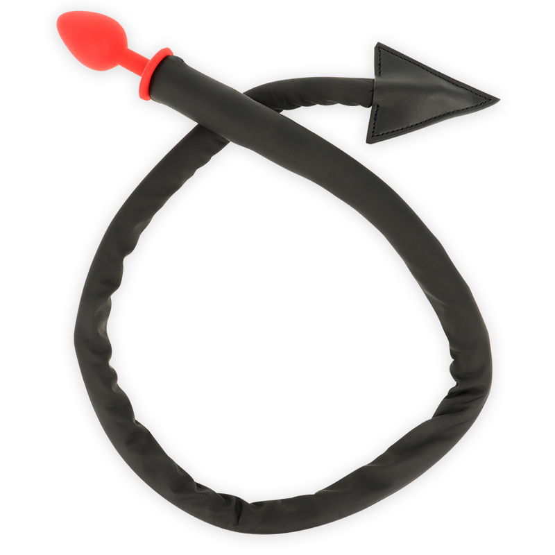 OHMAMA FETISH DEVIL''S TAIL TAPPO IN SILICONE 8 CM