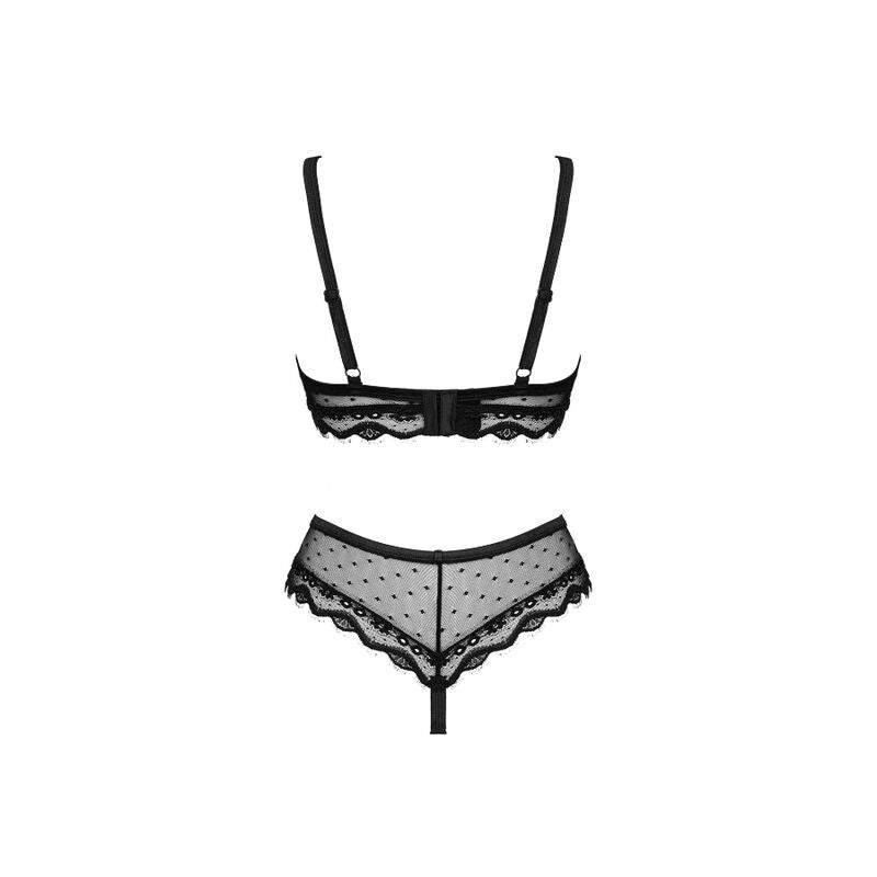 OBSESSIVE - REGGISENO E MUTANDINA MARRBEL SET DUE PEZZI L/XL