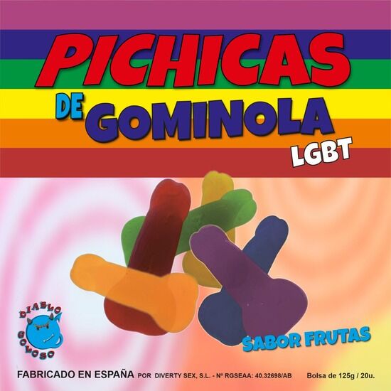 PRIDE - CARAMELLE FRUTTI DEL PENE GOMMOSI LGBT