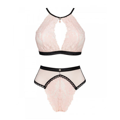 OBSESSIVE - REGGISENO E MUTANDINA SET LILINES DUE PEZZI S/M