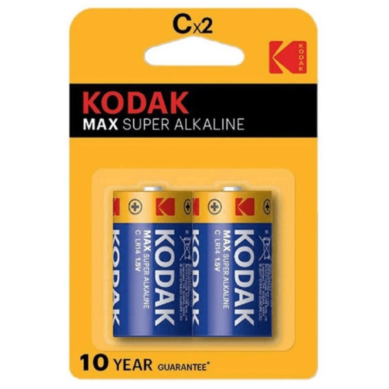 KODAK -ACESSORIO  BATTERIA ALCALINE MAX C LR14 2 UNITÀ