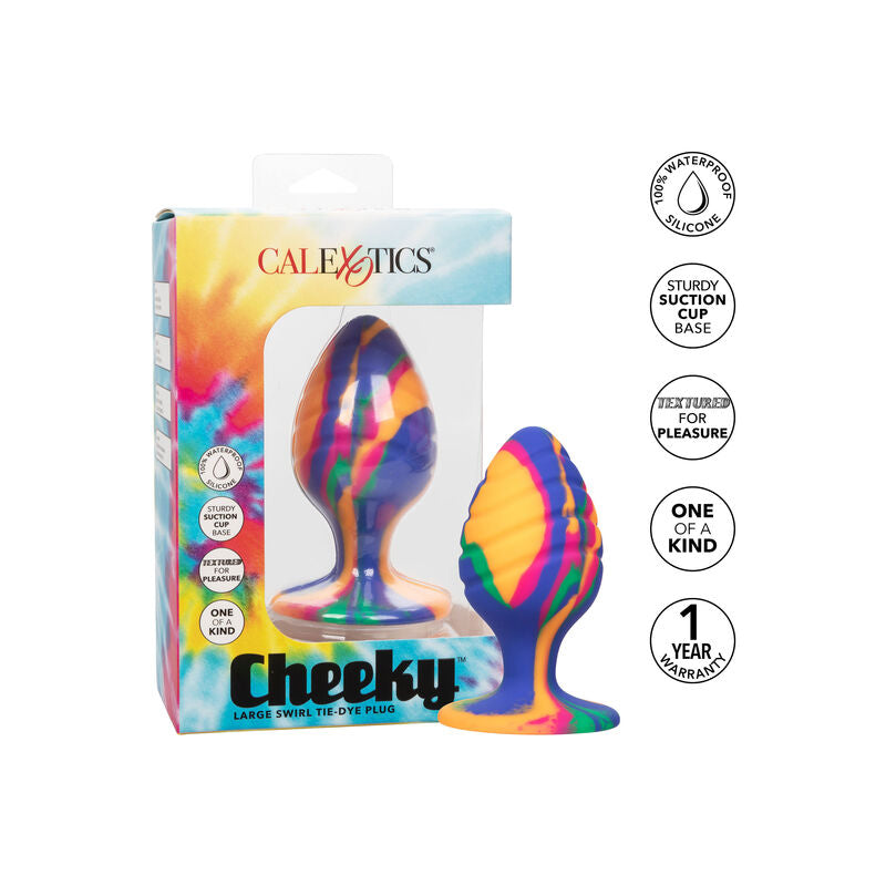 CALEXOTICS - PLUG CHEEKY GRANDE SPINA SWIRL ANALE