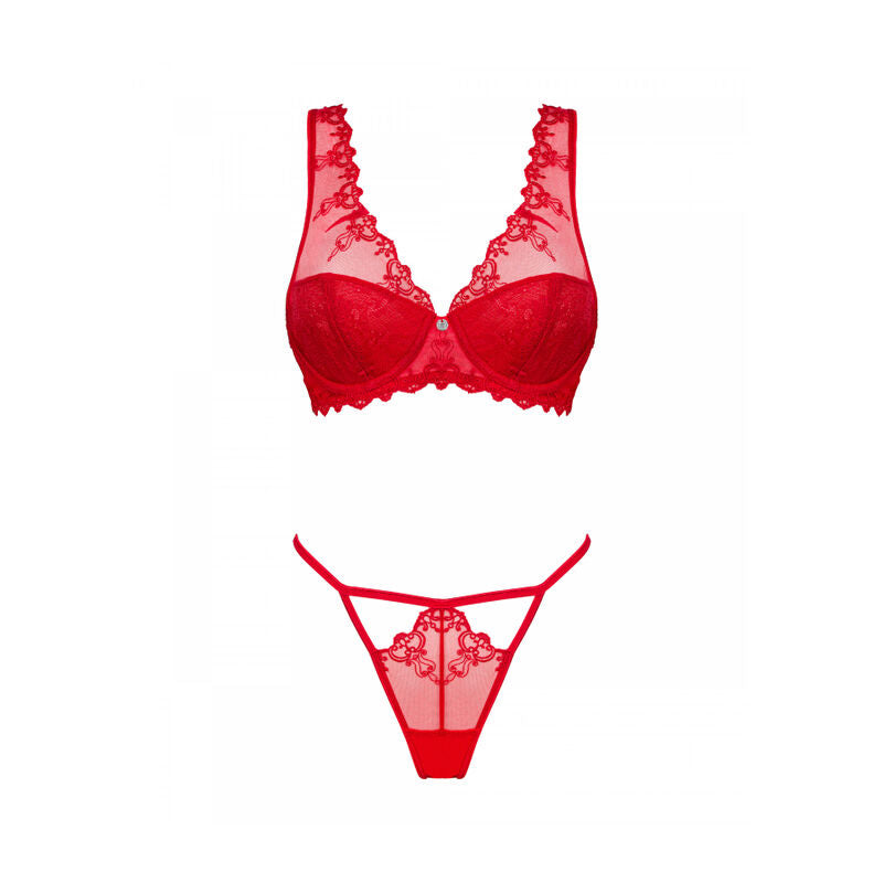 OBSESSIVE - REGGISENO E MUTANDINA LONESIA SET DUE PEZZI S/M