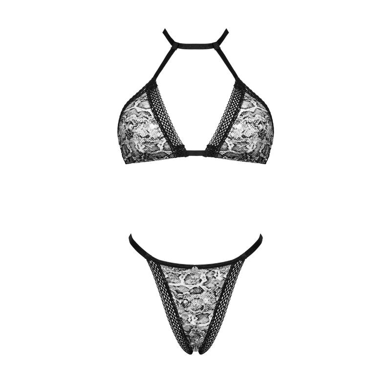 OBSESSIVE - REGGISENO E MUTANDINA XENITA SET DUE PEZZI S/M