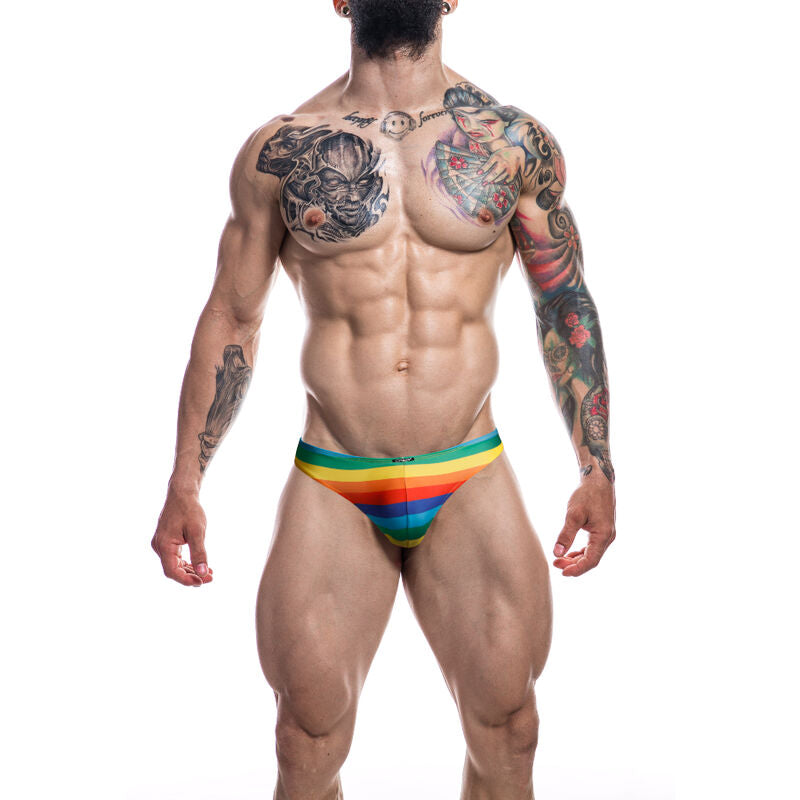 CUT4MEN - SLIP UOMO VITA BASSA RAINBOW L