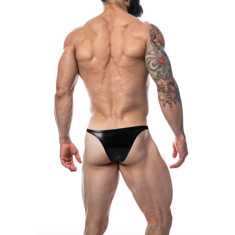 CUT4MEN - SLIP UOMO BRAZILIAN BRIEF NEGRO CUERO S