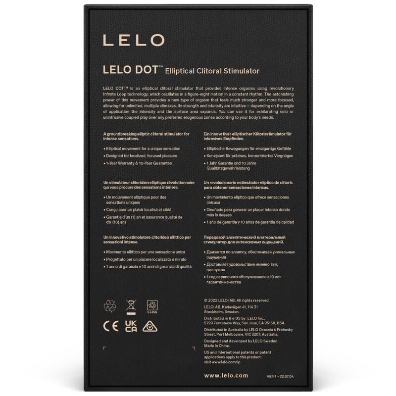 LELO - STIMOLATORE CLITORIDE DOT - ACQUA