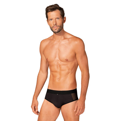 OBSESSIVE - SLIP UOMO BOLDERO NERO S/M