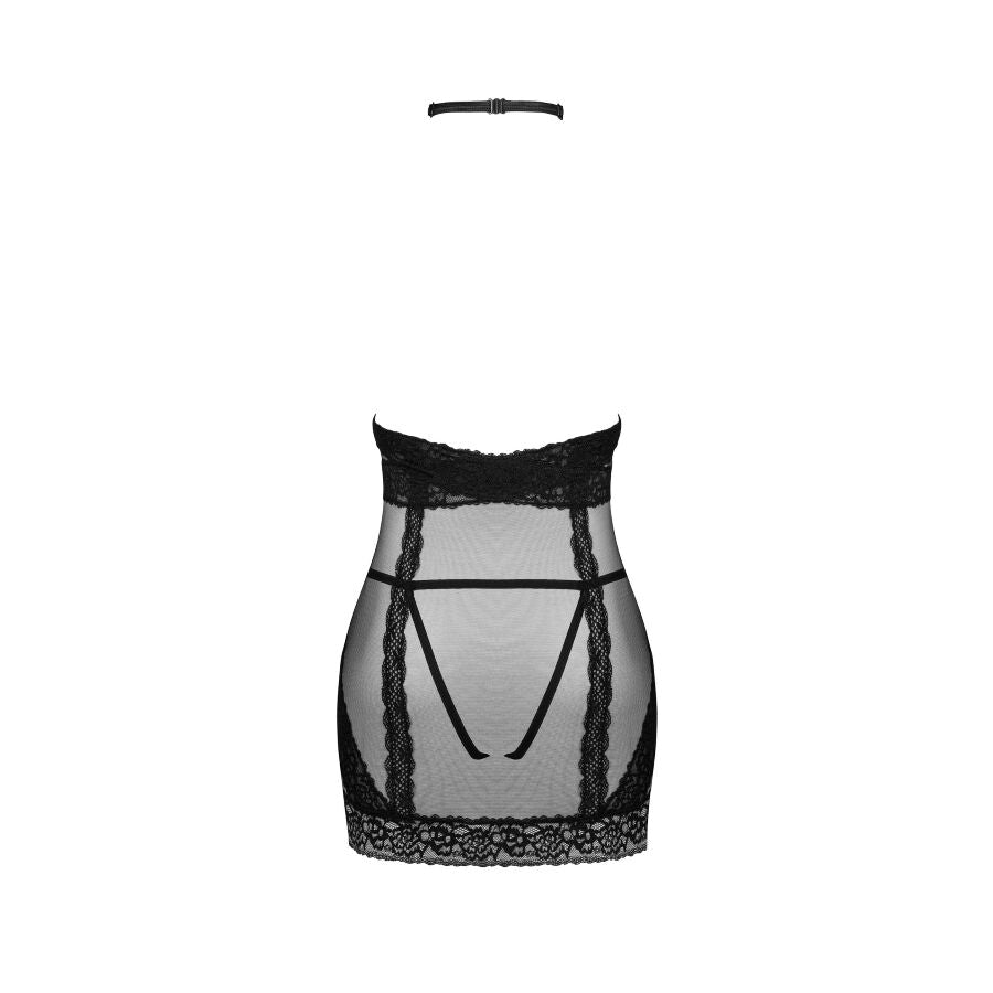 OBSESSIVE - CANOTTA E PERIZOMA LACRISIA CHEMISE XL/XXL