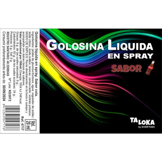 TALOKA - COLA LIQUIDA CANDY SPRAY ALIMENTARE