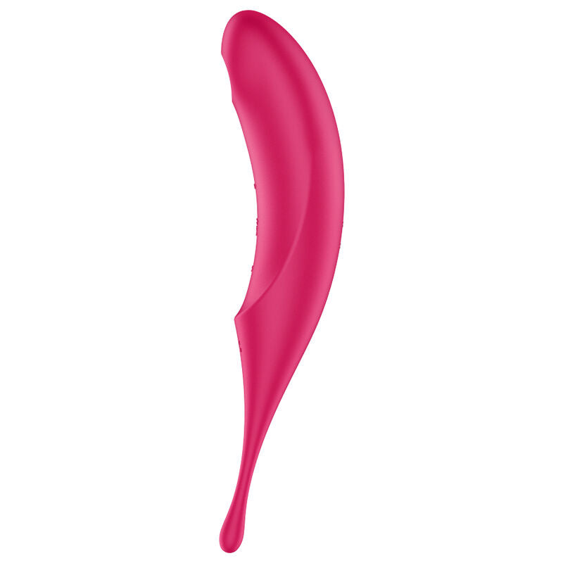 SATISFYER - STIMOLATORE E VIBRATORE TWIRLING PRO AIR PULSE ROSSO