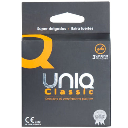 UNIQ - PRESERVATIVO SENZA LATTICE CLASSIC 3 UNITÀ