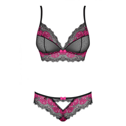 OBSESSIVE - REGGISENO E MUTANDINA TULIA SET DUE PEZZI XS/S