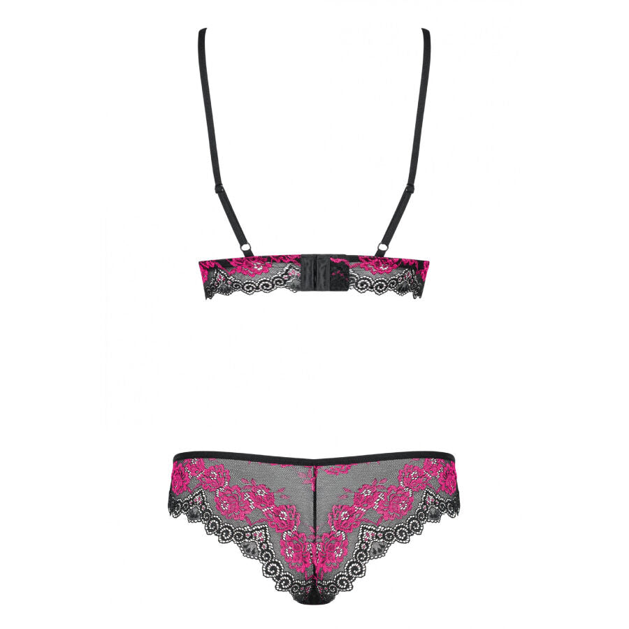 OBSESSIVE - REGGISENO E MUTANDINA TULIA SET DUE PEZZI XS/S