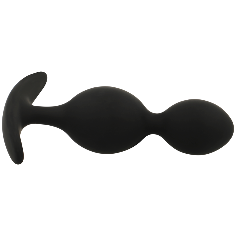 OHMAMA - PLUG CATENA PER SFERE ANAL 9 CM - NERA