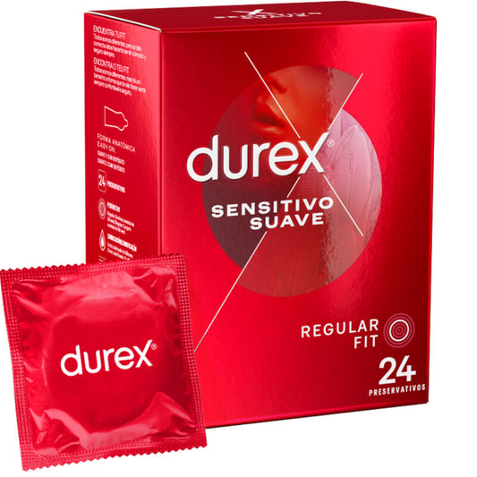 DUREX - PRESERVATIVI MORBIDO E SENSIBILE 24 UNITÀ