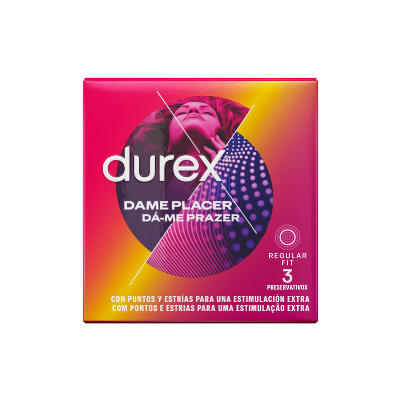 DUREX - PRESERVATIVI DAME PLACER 3 UNITÀ