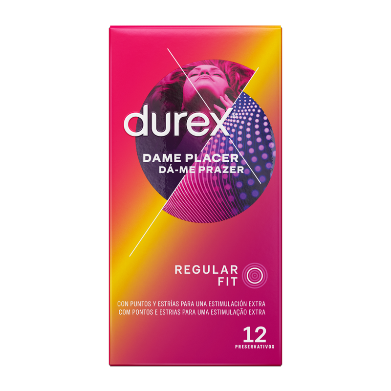 DUREX - PRESERVATIVI DAME PLACER 12 UNITÀ