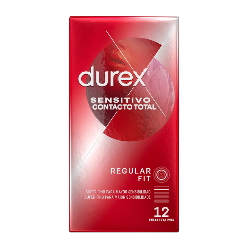 DUREX - PRESERVATIVI  CONTATTO SENSIBILE TOTALE 12 UNITÀ