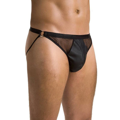 PASSION - 034 SLIP UOMO APERTO LUKE NERO S/M