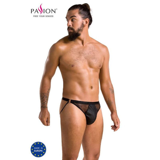 PASSION - 034 SLIP UOMO APERTO LUKE NERO S/M