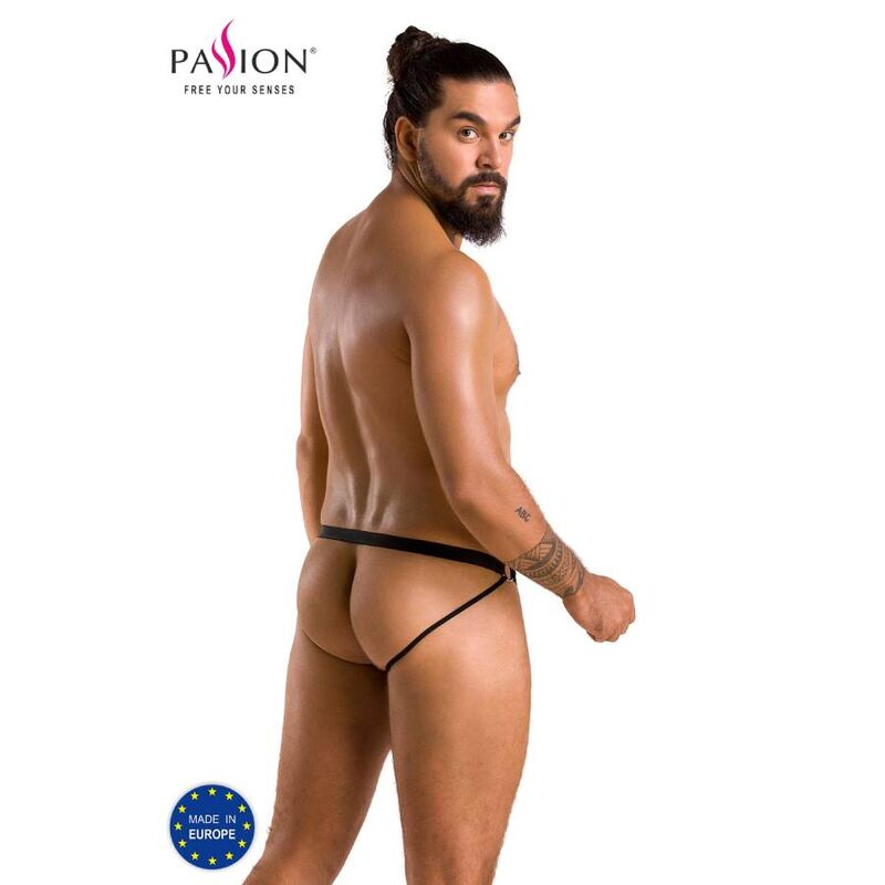 PASSION - 034 SLIP UOMO APERTO LUKE NERO S/M