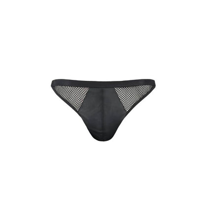 PASSION - 034 SLIP UOMO APERTO LUKE NERO S/M