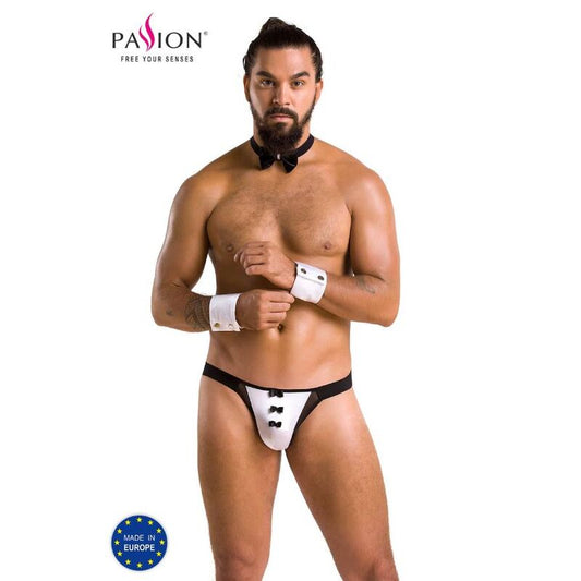 PASSION - 036 SLIP UOMO ALFROJO NERO S/M